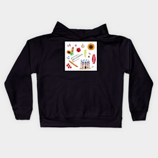 A French Holiday Kids Hoodie